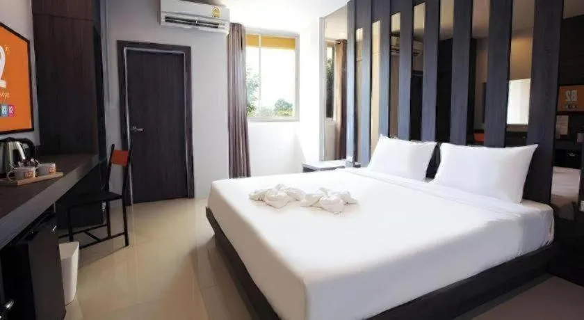 Bed in B2 Buriram Boutique and Budget Hotel