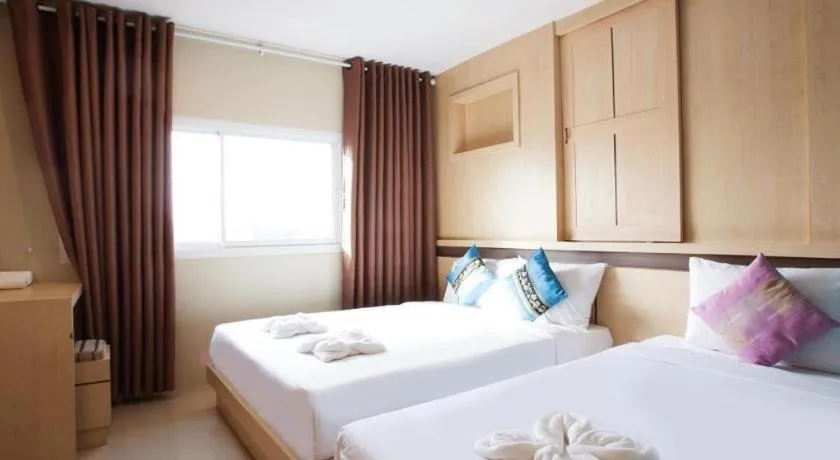 Bed in B2 Buriram Boutique and Budget Hotel