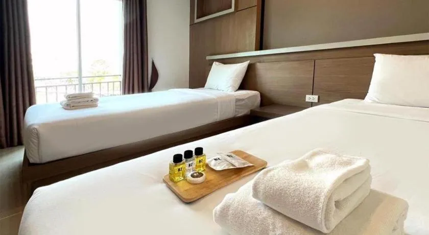 Bed in B2 Buriram Boutique and Budget Hotel