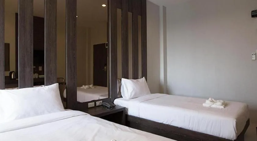 Bed in B2 Buriram Boutique and Budget Hotel