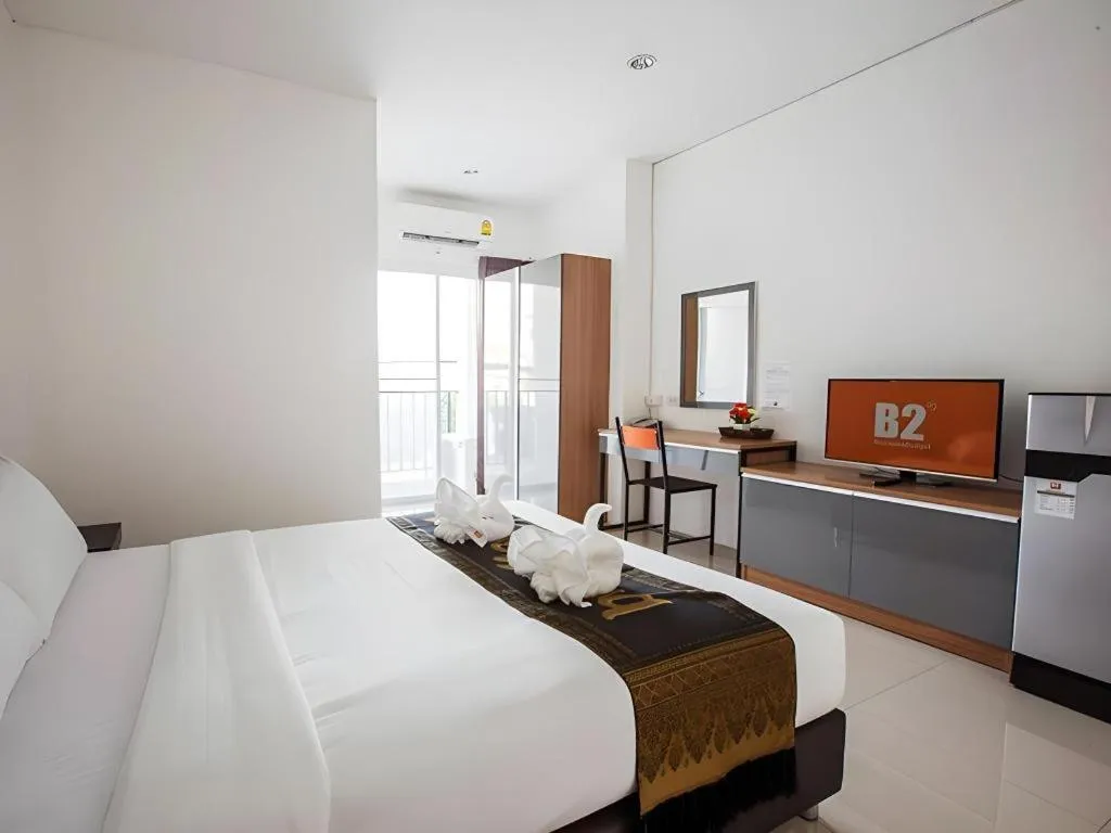 Bed in B2 Korat Boutique and Budget Hotel