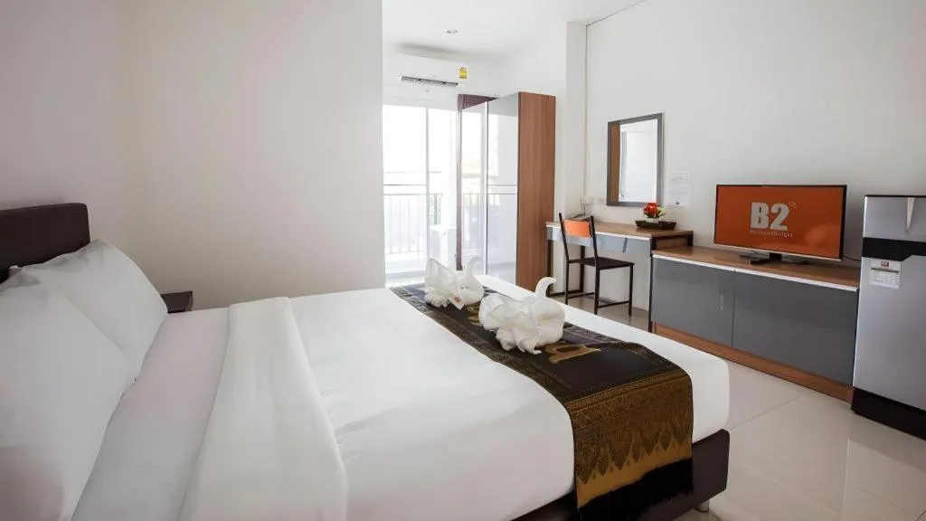 Bed in B2 Korat Boutique and Budget Hotel