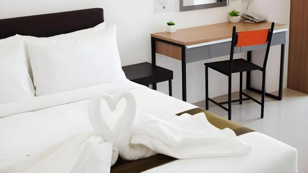 Bed in B2 Korat Boutique and Budget Hotel