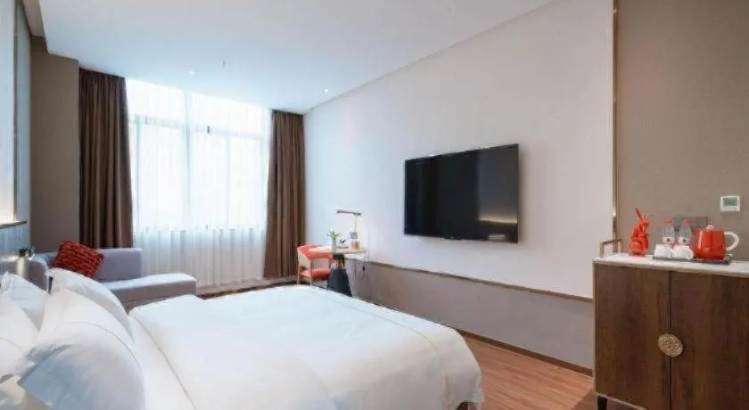 Bed in J Hotel Guangzhou University Town