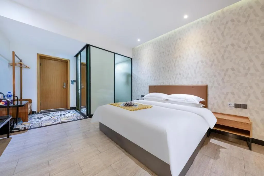 Bed in J Hotel Guangzhou University Town