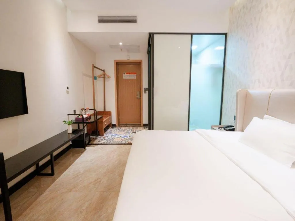 Bed in J Hotel Guangzhou University Town