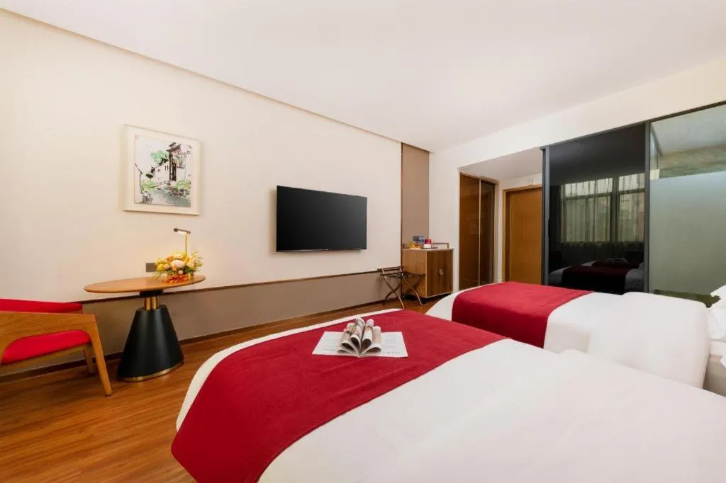 Bed in J Hotel Guangzhou University Town