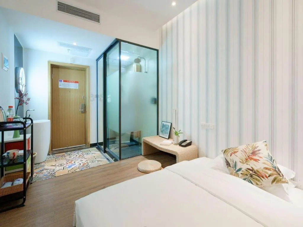 Bed in J Hotel Guangzhou University Town