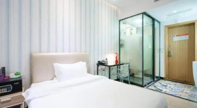 Bed in J Hotel Guangzhou University Town