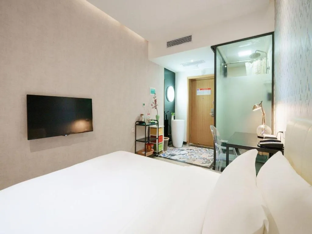 Bed in J Hotel Guangzhou University Town