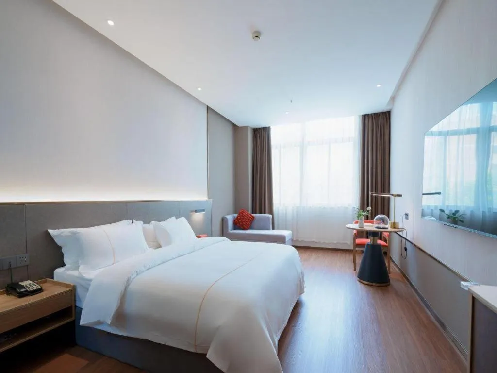 Bed in J Hotel Guangzhou University Town