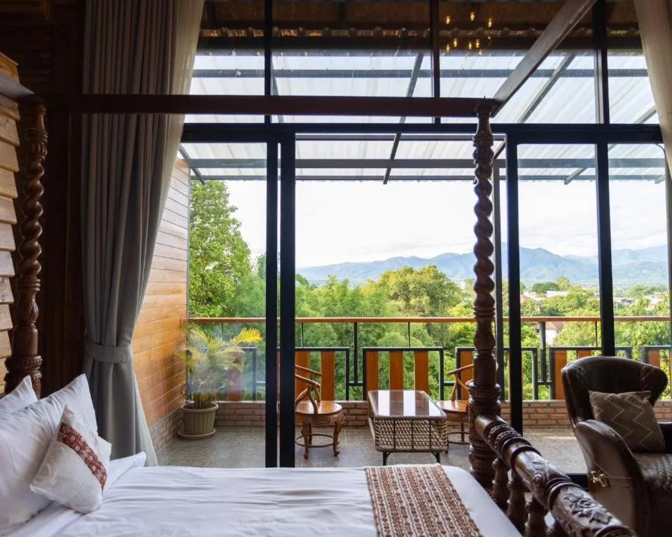 Bed in Cocoa Valley Resort