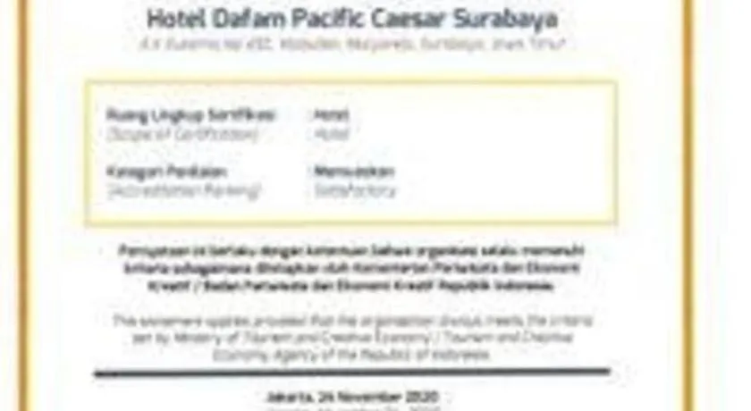 Hotel Dafam Pacific Caesar