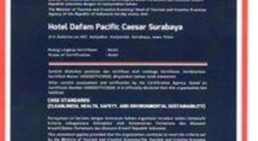 Hotel Dafam Pacific Caesar