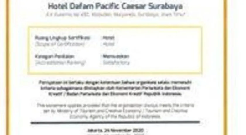 Hotel Dafam Pacific Caesar