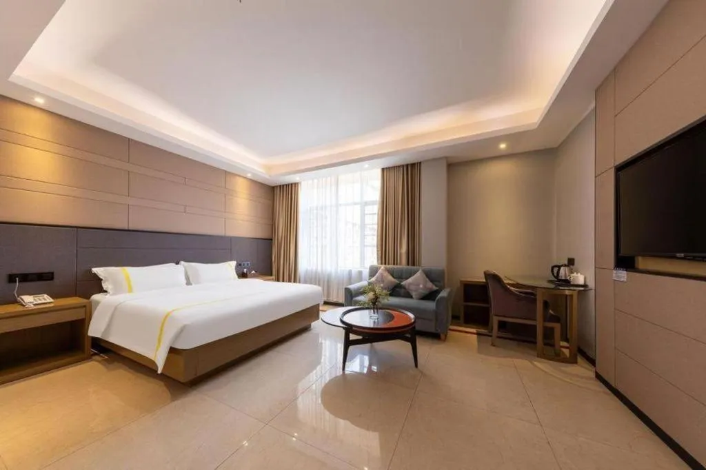 Bed in Mao Hua hotel