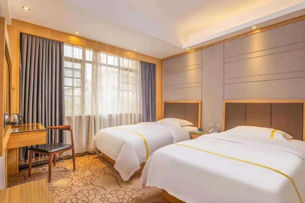 Bed in Mao Hua hotel