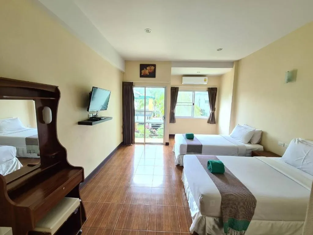 Bed in Phu View Resort Khao Yai