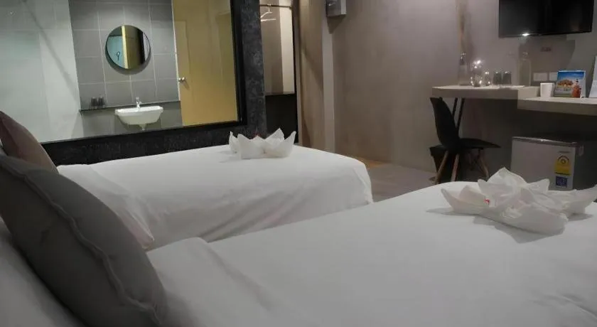 Bed in Hide & Seek Resort Krabi