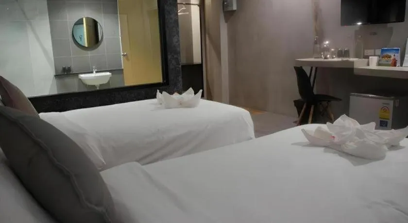 Bed in Hide & Seek Resort Krabi