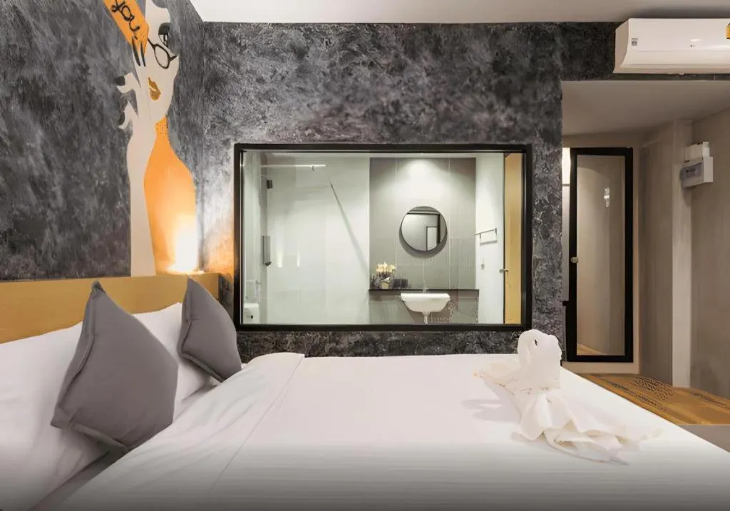 Bed in Hide & Seek Resort Krabi