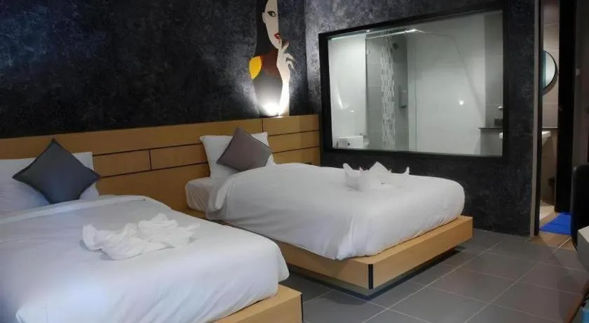 Bed in Hide & Seek Resort Krabi