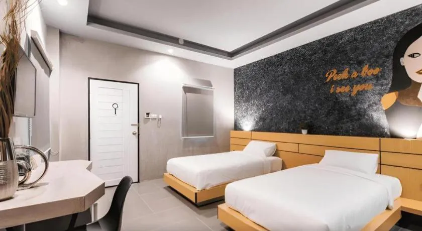 Bed in Hide & Seek Resort Krabi