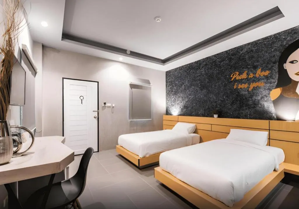 Bed in Hide & Seek Resort Krabi