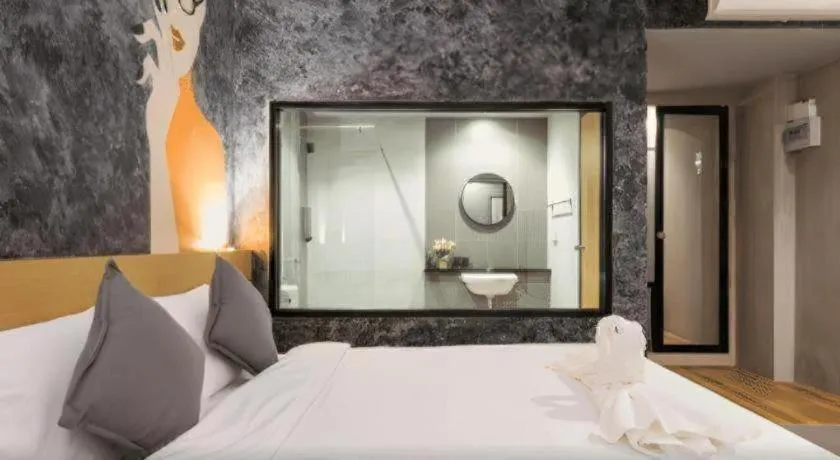 Bed in Hide & Seek Resort Krabi