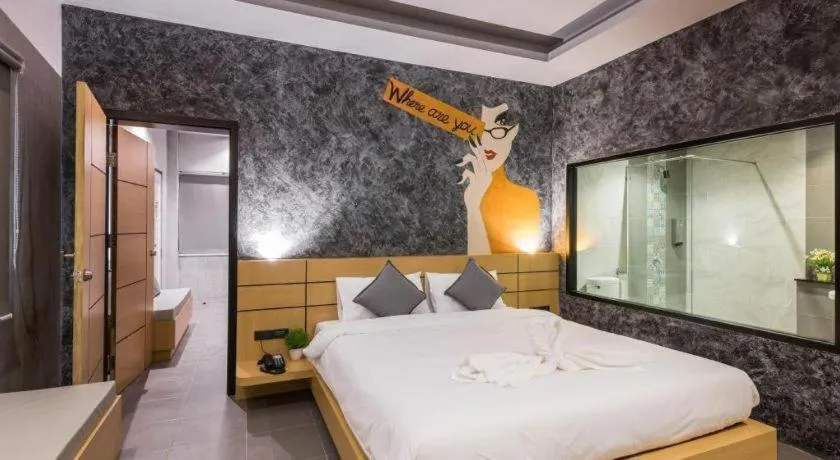 Bed in Hide & Seek Resort Krabi