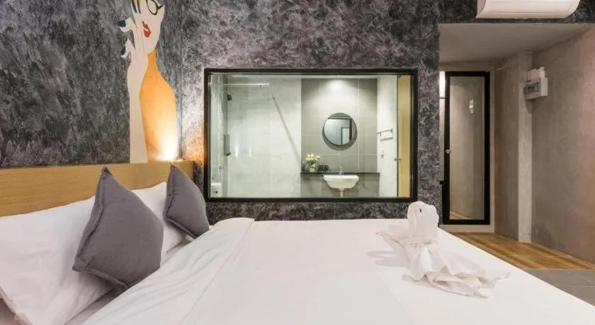 Bed in Hide & Seek Resort Krabi