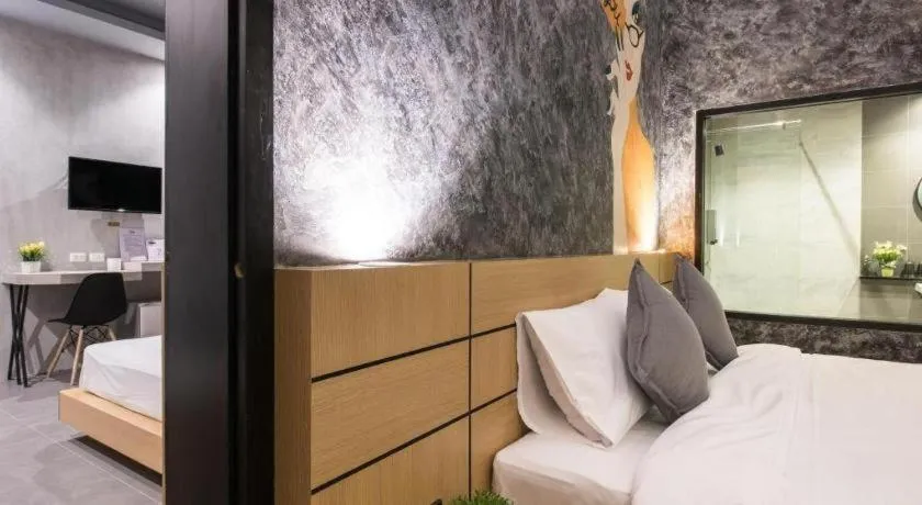 Bed in Hide & Seek Resort Krabi