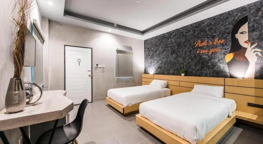 Bed in Hide & Seek Resort Krabi