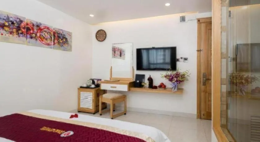 Bed in Grand Jeep Hotel Danang