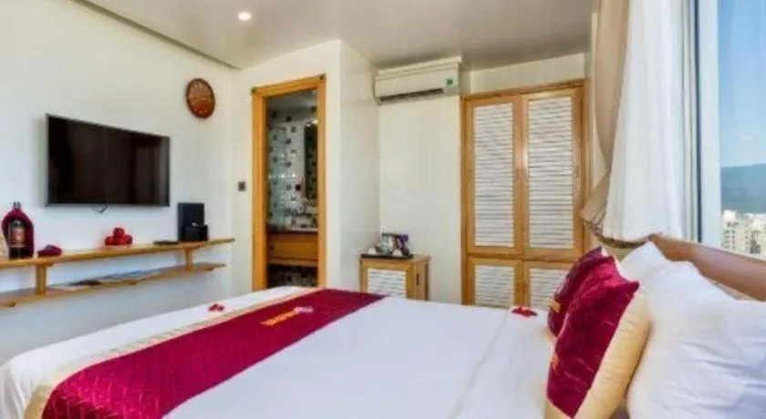 Bed in Grand Jeep Hotel Danang