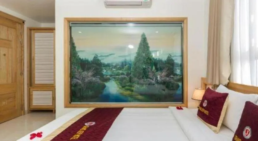 Bed in Grand Jeep Hotel Danang