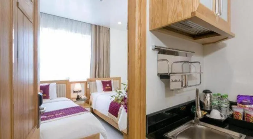 Bed in Grand Jeep Hotel Danang