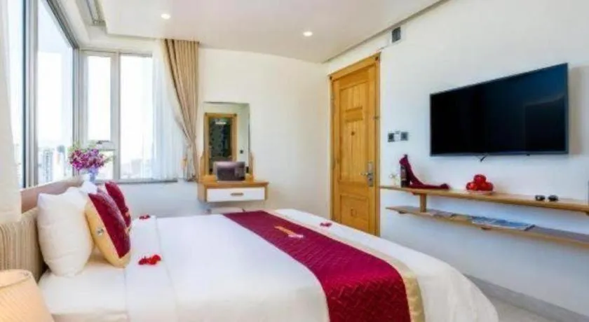 Bed in Grand Jeep Hotel Danang