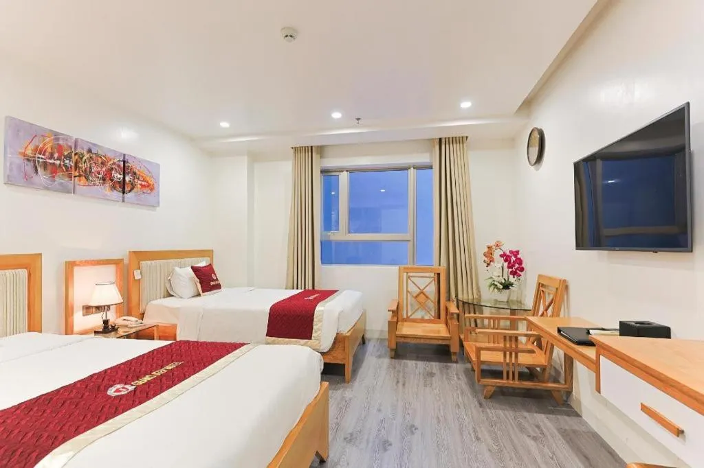 Bed in Grand Jeep Hotel Danang