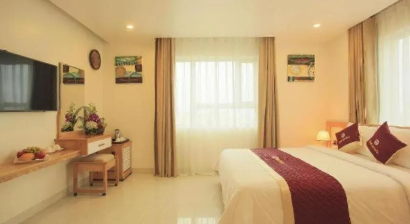Bed in Grand Jeep Hotel Danang