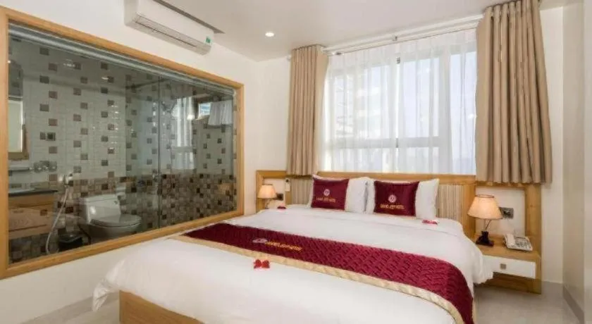 Bed in Grand Jeep Hotel Danang
