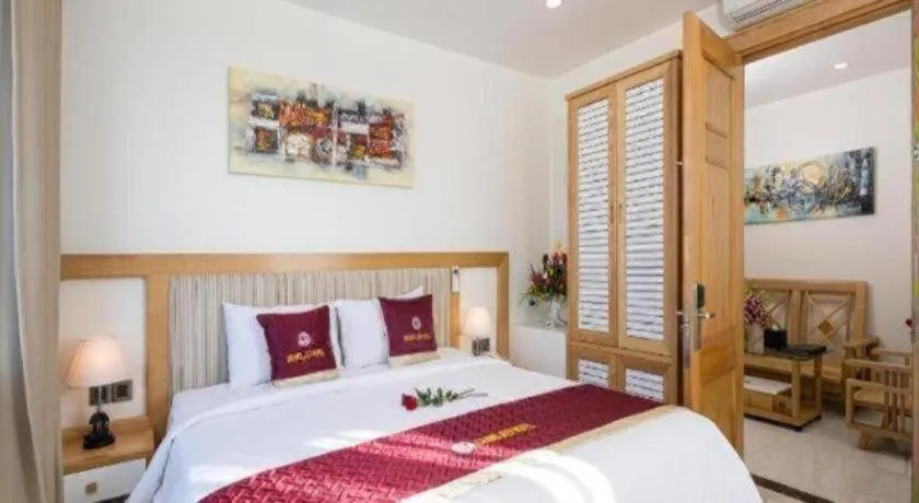 Bed in Grand Jeep Hotel Danang