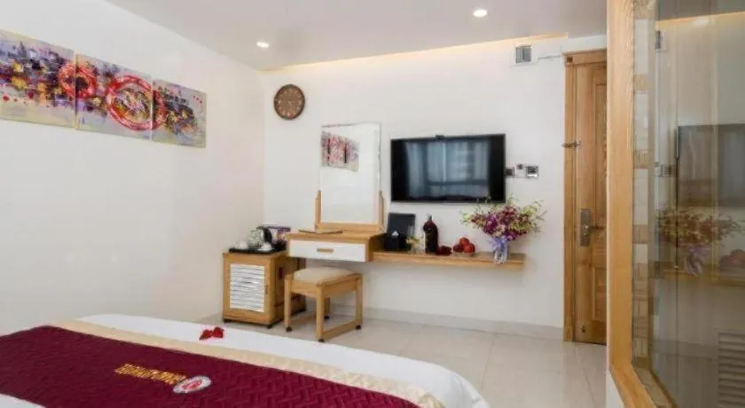 Bed in Grand Jeep Hotel Danang