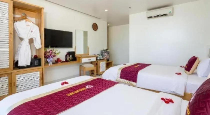 Bed in Grand Jeep Hotel Danang