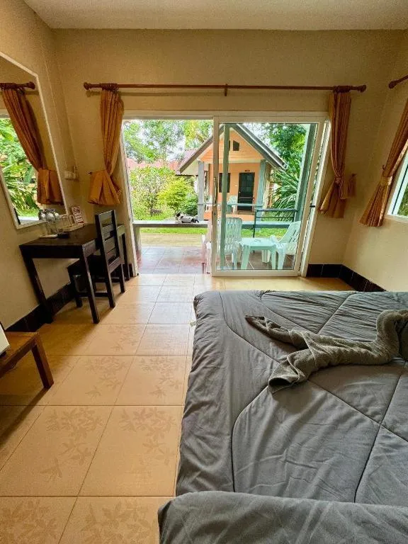 Bed in Sea Flower Resort