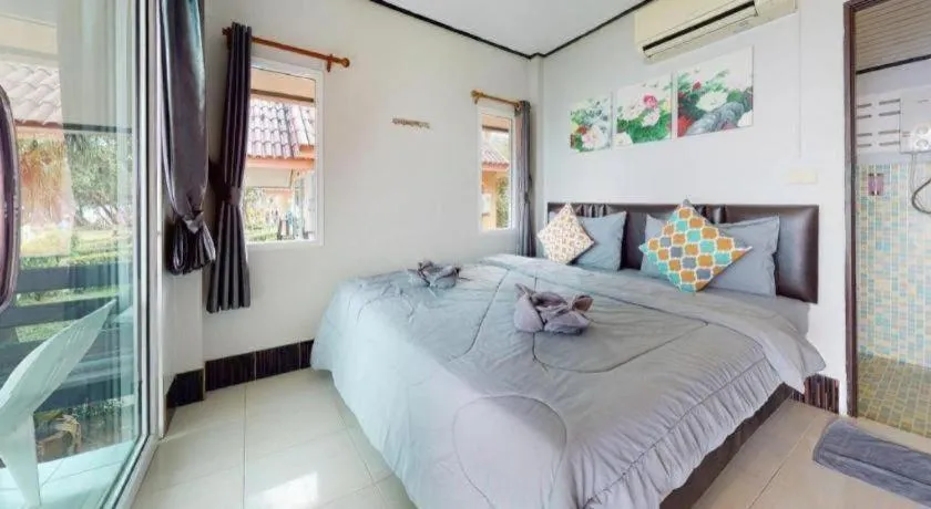 Bed in Sea Flower Resort