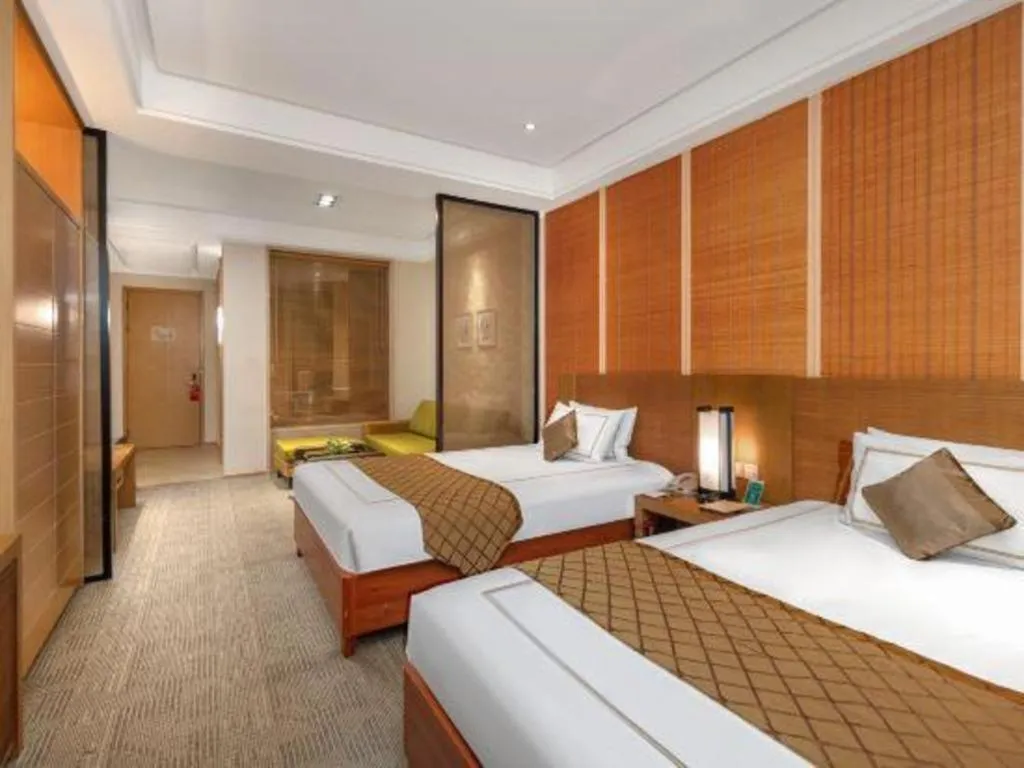 Bed in Huana Hotel Minhang Shanghai