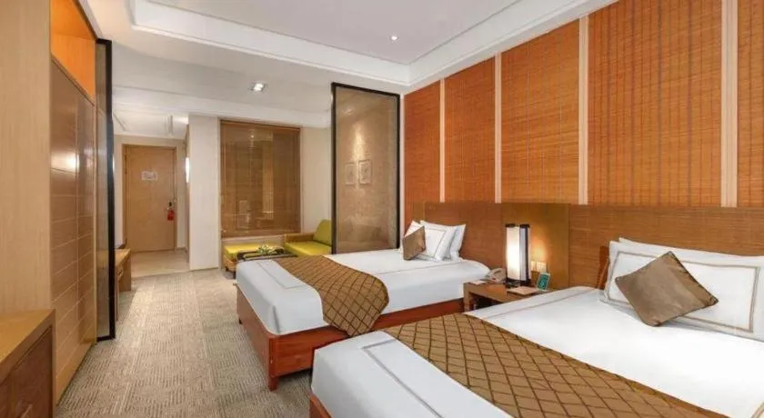 Bed in Huana Hotel Minhang Shanghai