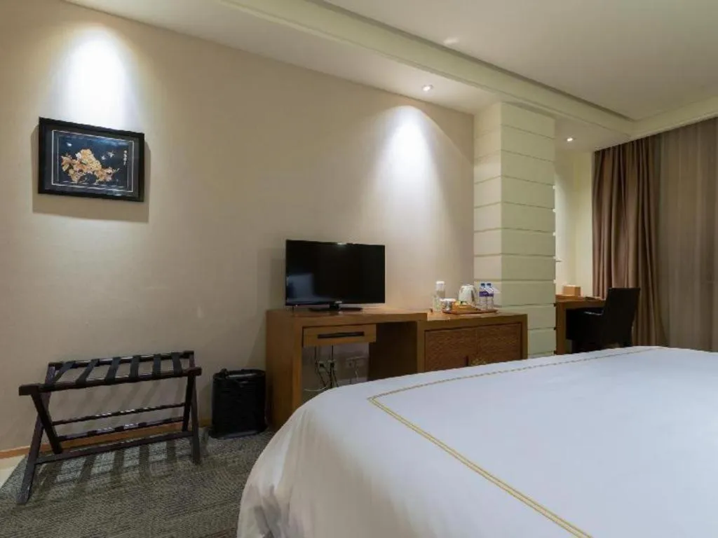 Bed in Huana Hotel Minhang Shanghai