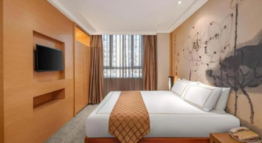 Bed in Huana Hotel Minhang Shanghai